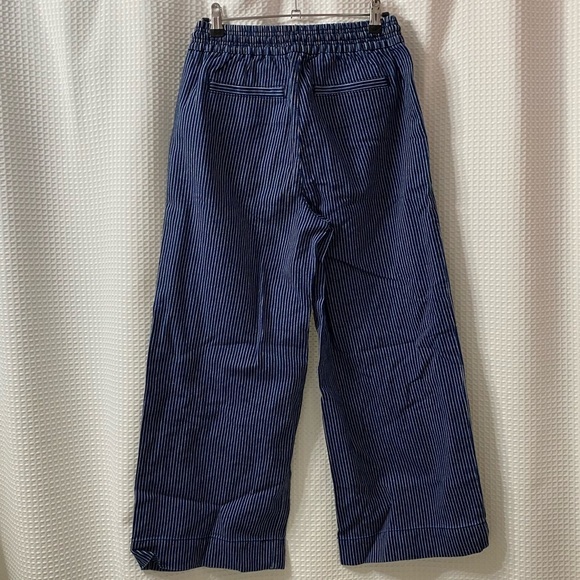 NWT LOFT High Waisted Pinstripe Wide Leg Pants - Picture 4 of 5